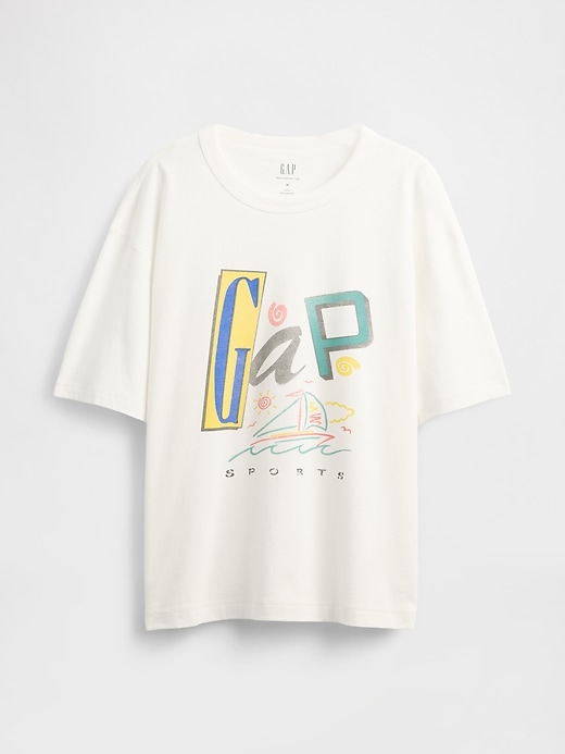 Image number 5 showing, Cropped Gap Logo T-Shirt