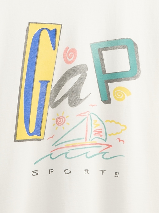 Image number 4 showing, Cropped Gap Logo T-Shirt