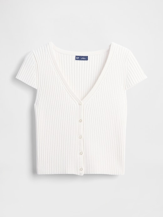 Image number 4 showing, Cropped Rib Cardigan