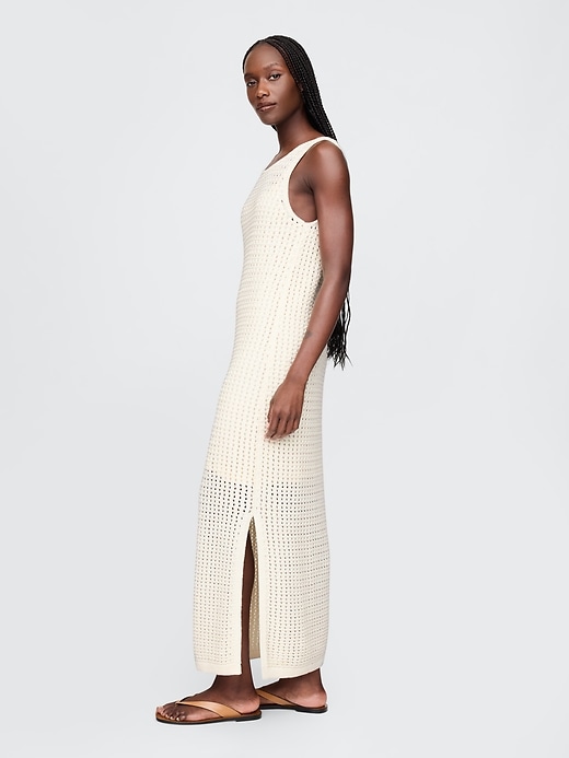 Image number 3 showing, Crochet Maxi Dress