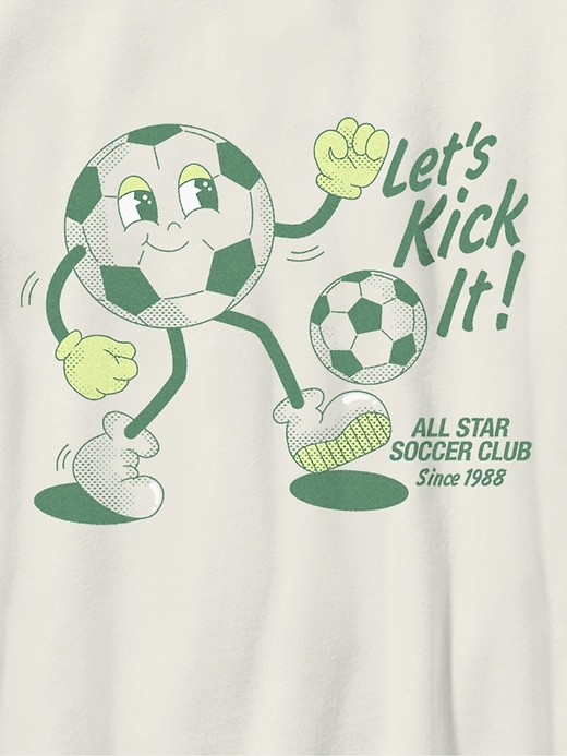 Image number 2 showing, Kids Lets Kick It Soccer Graphic T-Shirt