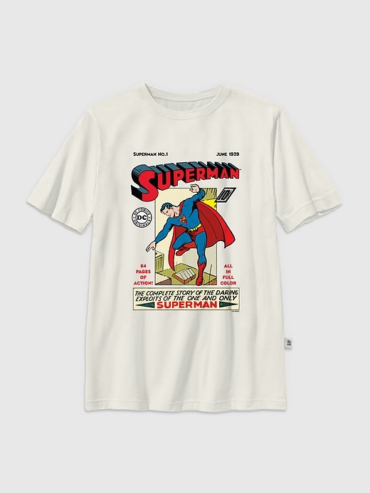 Image number 1 showing, Kids Superman Vintage Comic Graphic T-Shirt