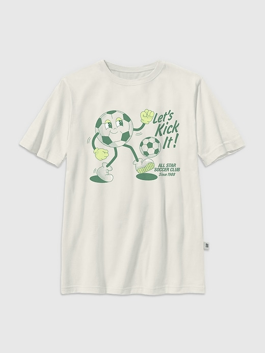 Image number 1 showing, Kids Lets Kick It Soccer Graphic T-Shirt