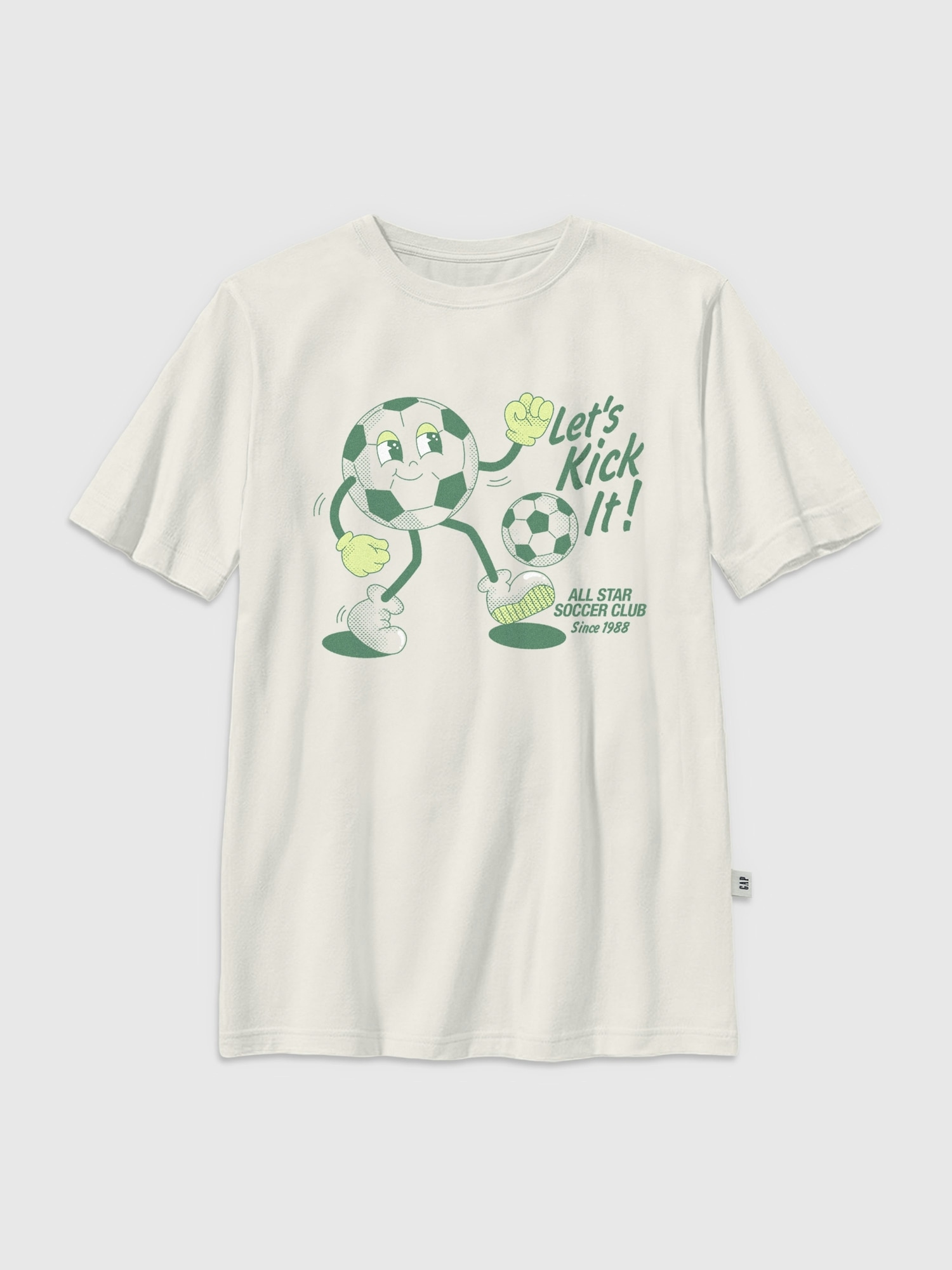 Kids Lets Kick It Soccer Graphic T-Shirt