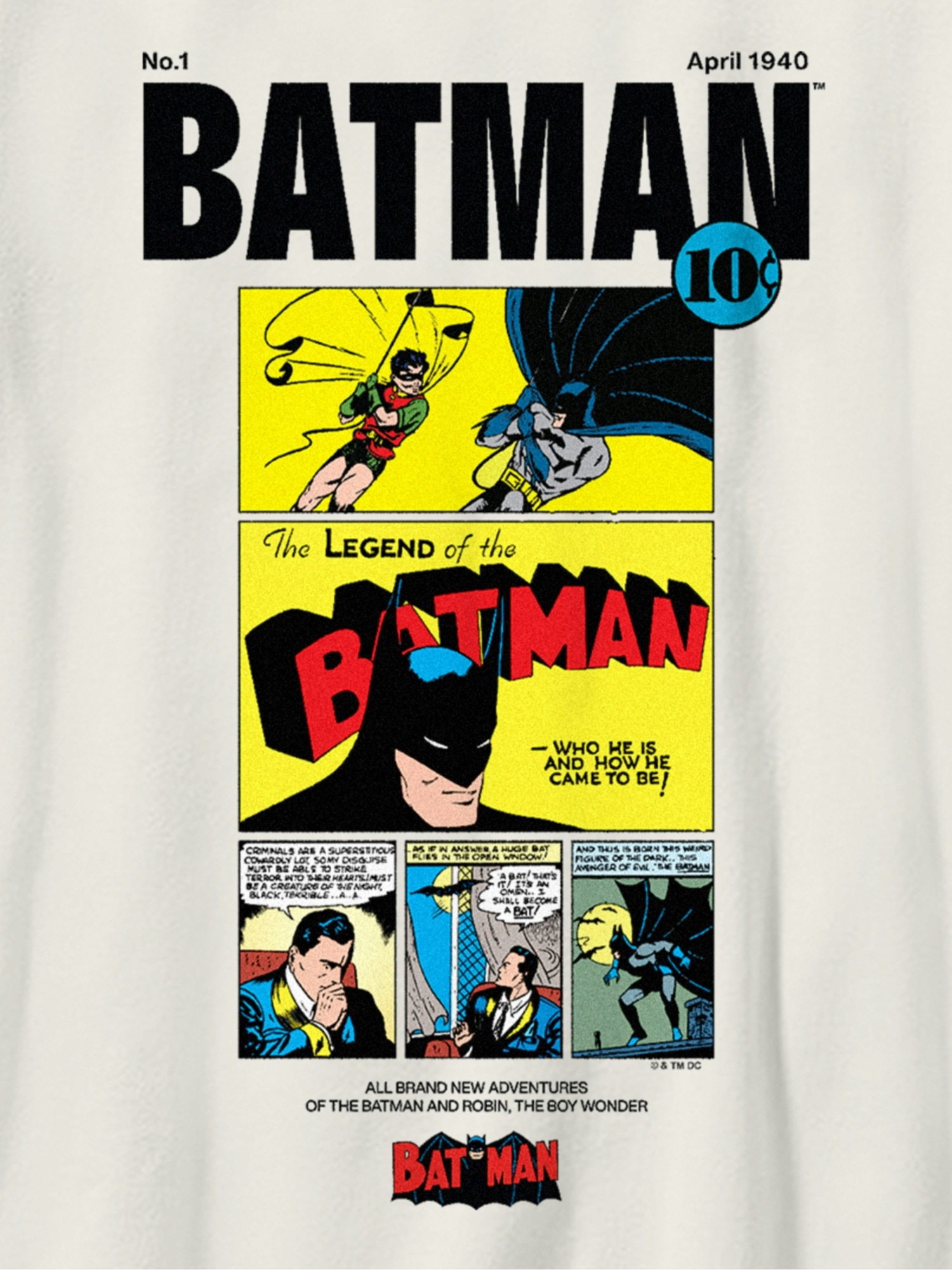 Gap Kids Batman Vintage Comic Graphic T-Shirt — фото 2