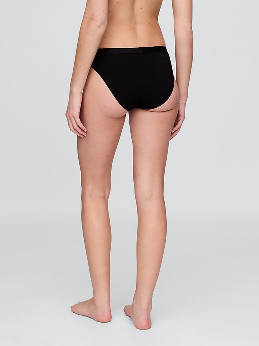 Image number 2 showing, Organic Stretch Cotton Logo Bikini