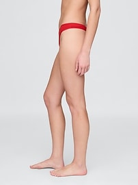 Organic Stretch Cotton No-Show Thong