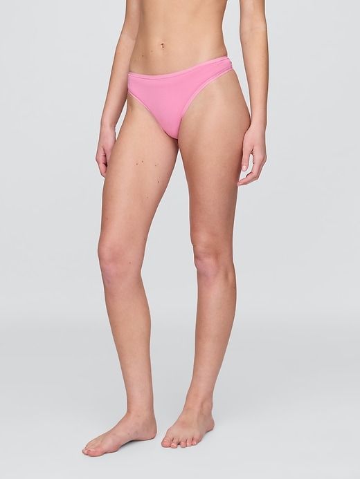 Image number 1 showing, Organic Stretch Cotton Thong