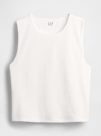 CloseKnit Jersey Cropped Shell Tank Top