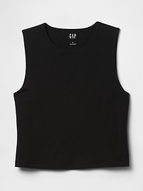 CloseKnit Jersey Cropped Shell Tank Top