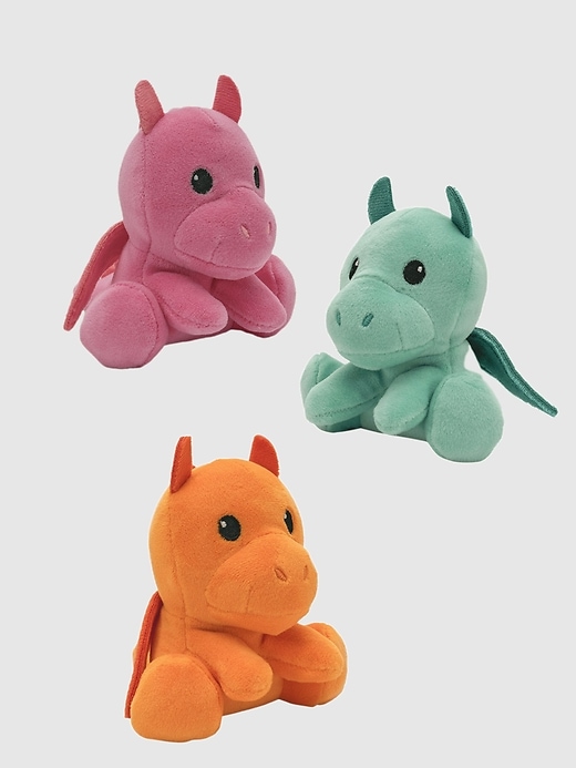 Image number 1 showing, Brightfuls Baby Dragon Stuffed Animal Playset of 3