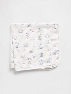 Baby Crinkle Gauze Brannan Bear Blanket