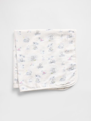 Baby Crinkle Gauze Brannan Bear Blanket