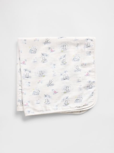 Baby Crinkle Gauze Brannan Bear Blanket