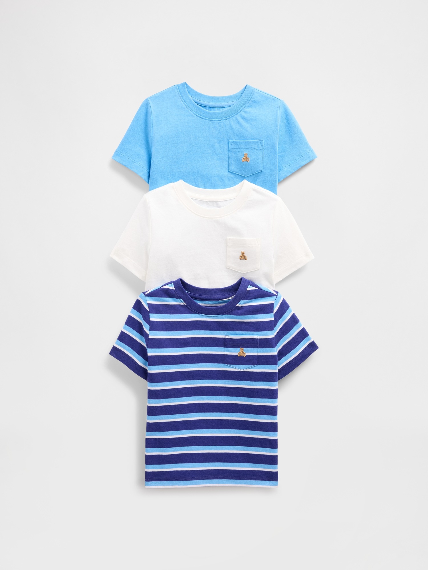 Baby & Toddler Mix & Match Pocket T-Shirt (3-Pack)