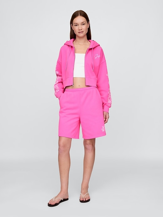 Image number 1 showing, Lilo & Stitch Adult VintageSoft Sweat Shorts