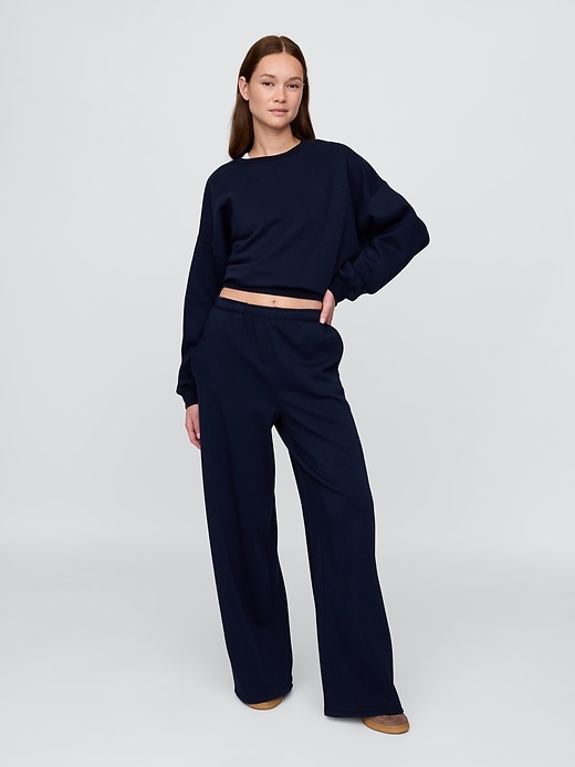 Image number 1 showing, VintageSoft Baggy Wide-Leg Sweatpants