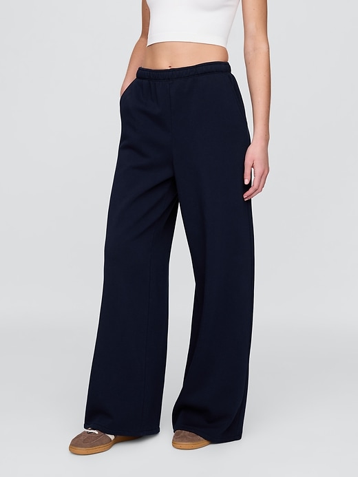 Image number 2 showing, VintageSoft Baggy Wide-Leg Sweatpants