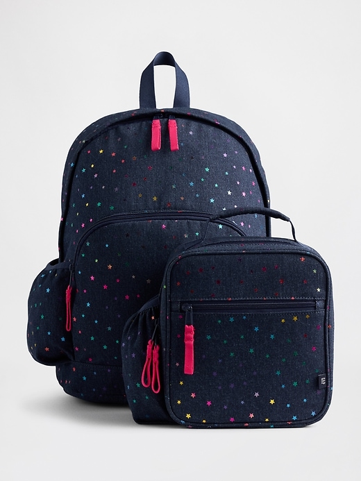 Image number 4 showing, Kids Denim Backpack