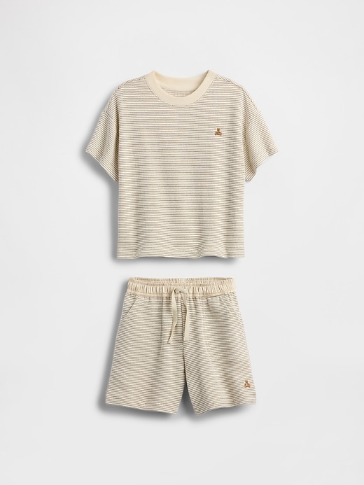 Image number 2 showing, Baby & Toddler Textured Outfit Set