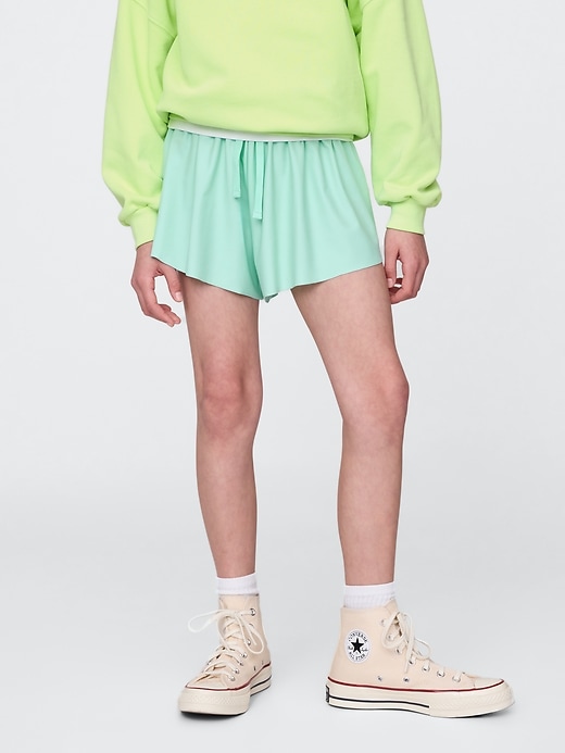 Image number 3 showing, Kids Butterfly-Hem Run Shorts