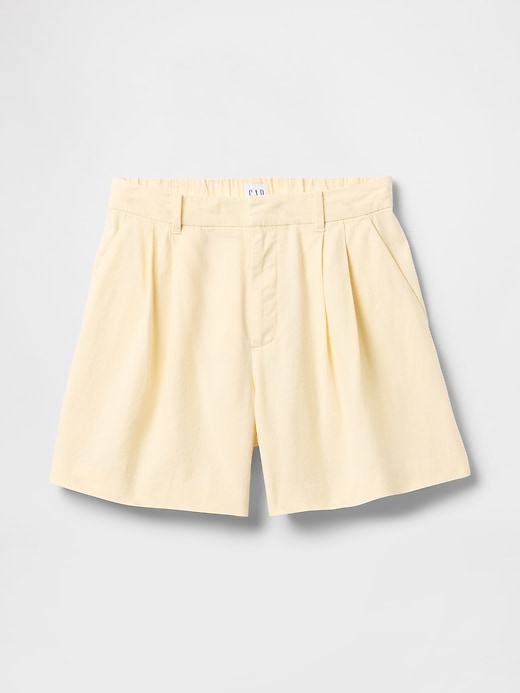 Image number 7 showing, 365 High Rise Linen-Blend Shorts