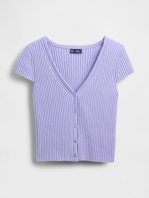 Image number 4 showing, Cropped Rib Cardigan