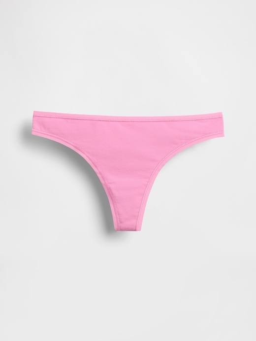 Image number 3 showing, Organic Stretch Cotton Thong