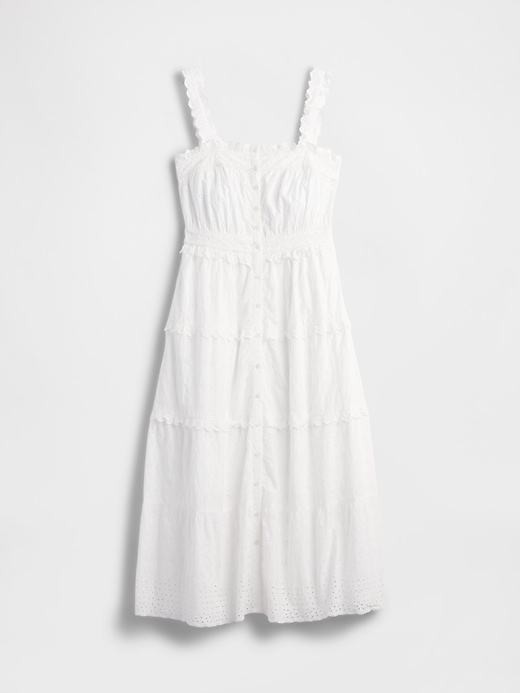 Image number 7 showing, Gap × DÔEN Eyelet Midi Dress
