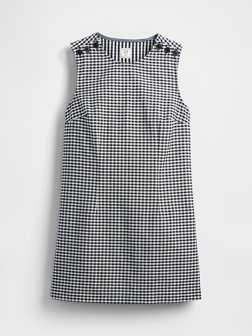 Image number 7 showing, Gap × DÔEN Gingham Denim Mini Dress