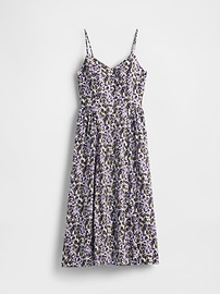 Floral V-Neck Midi Dress
