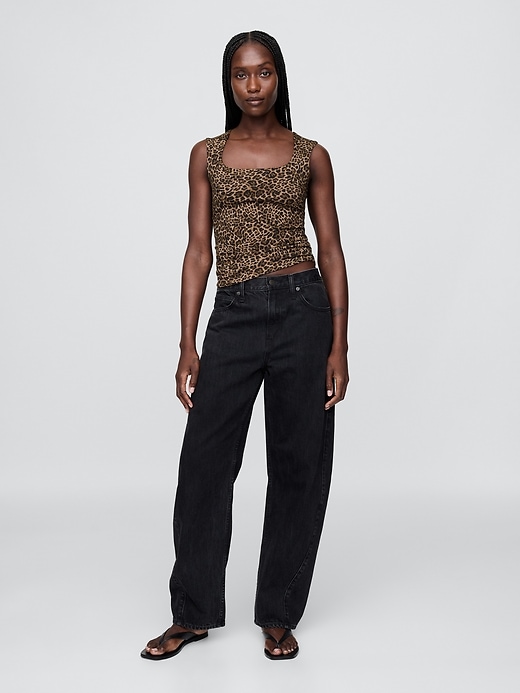 Image number 2 showing, CloseKnit Jersey Square-Neck Top