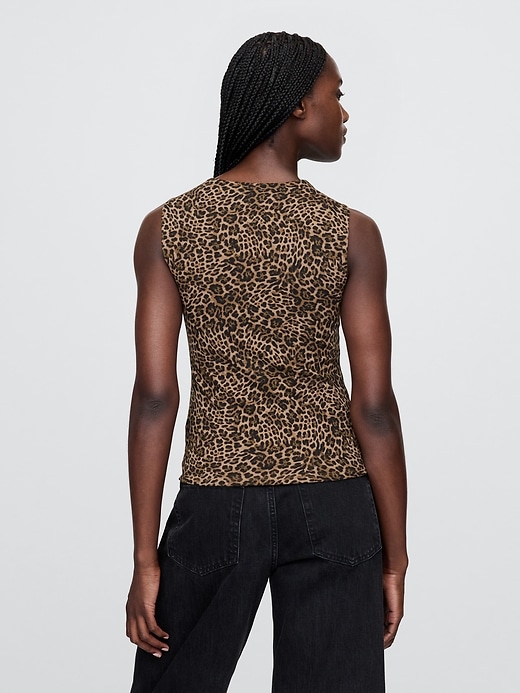 Image number 3 showing, CloseKnit Jersey Square-Neck Top