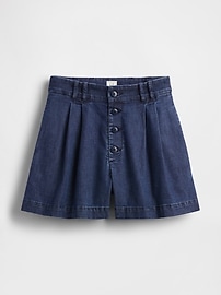 Gap × DÔEN High Rise Pleated Denim Trouser Shorts
