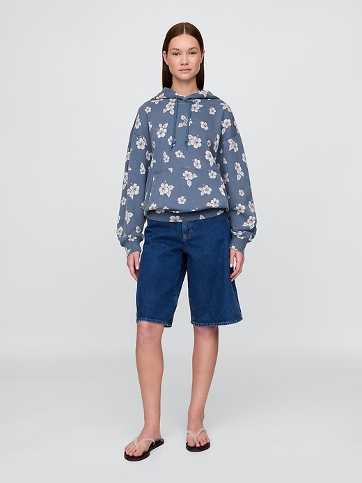 Image number 2 showing, Lilo & Stitch Adult Heavyweight French Terry Graphic Hoodie