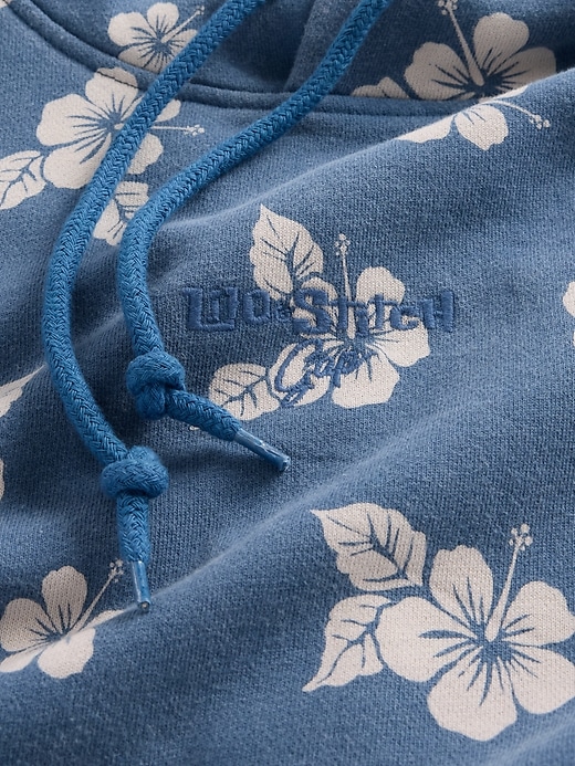 Image number 5 showing, Lilo & Stitch Adult Heavyweight French Terry Graphic Hoodie