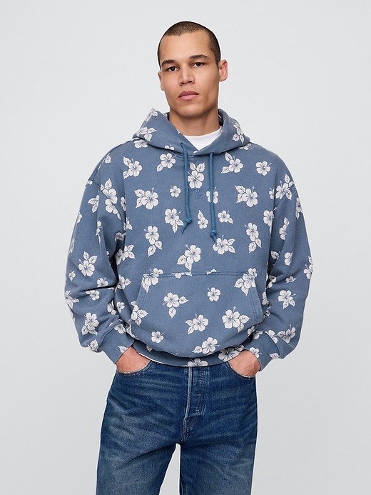 Image number 6 showing, Lilo & Stitch Adult Heavyweight French Terry Graphic Hoodie