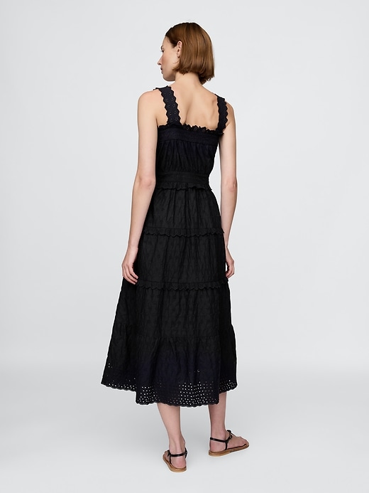 Image number 3 showing, Gap × DÔEN Eyelet Midi Dress
