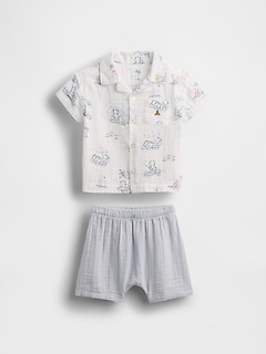 Baby Crinkle Gauze Outfit Set