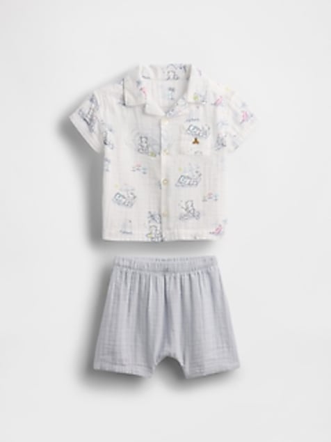 Baby Crinkle Gauze Outfit Set