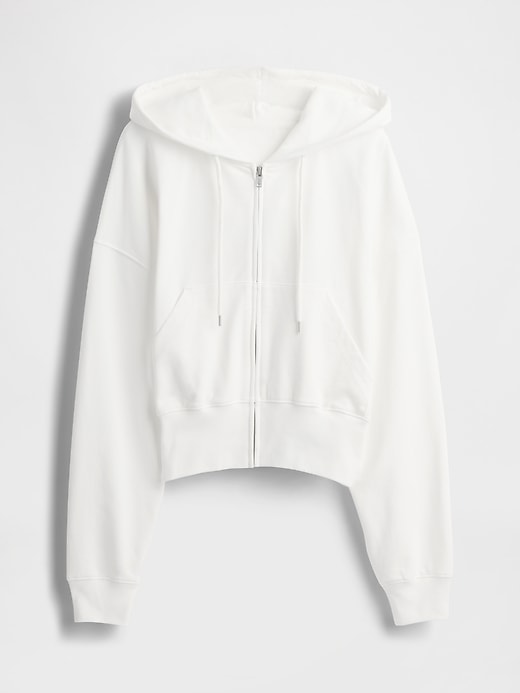 Image number 4 showing, Heavyweight French Terry Oversized Zip Wedge Hoodie