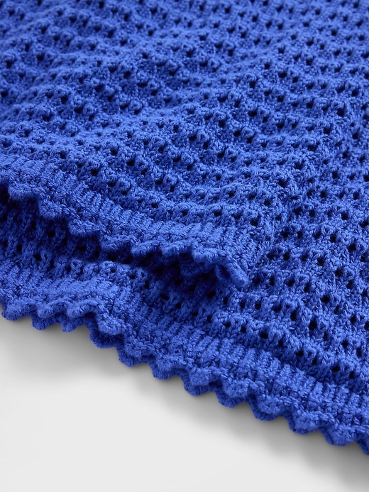 Image number 5 showing, 100% Cotton Crochet Ankle Pants