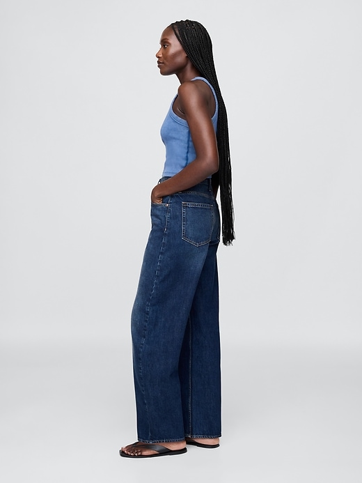 Image number 3 showing, High Rise Barrel Jeans
