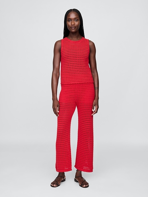 Image number 2 showing, 100% Cotton Crochet Tank Top