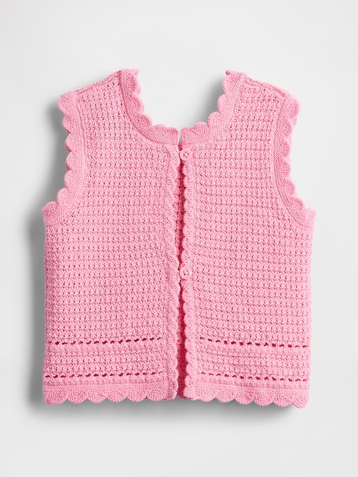 Image number 3 showing, Baby & Toddler Scalloped Crochet Top