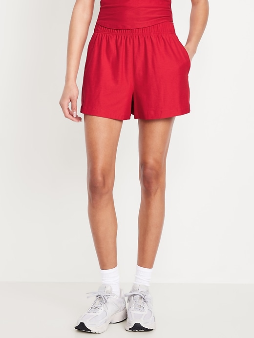 High-Waisted CloudMotion Shorts -- 3-inch inseam