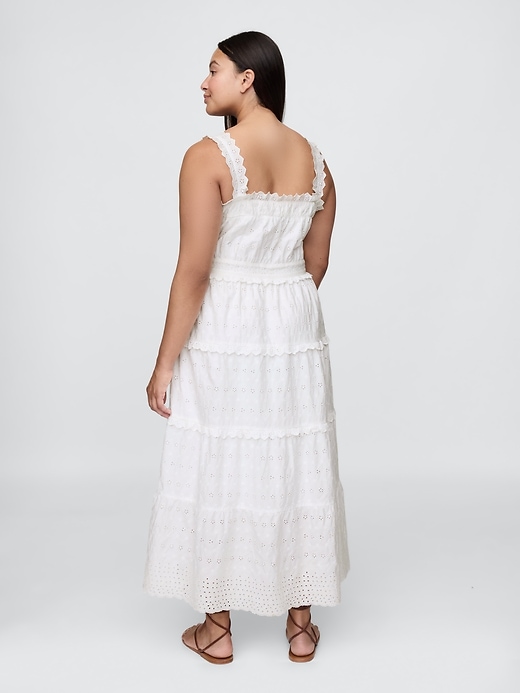 Image number 6 showing, Gap × DÔEN Eyelet Midi Dress