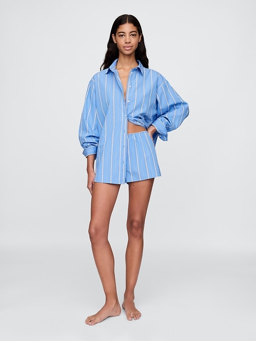 Image number 3 showing, Gap × DÔEN Organic Cotton Poplin PJ Shirt