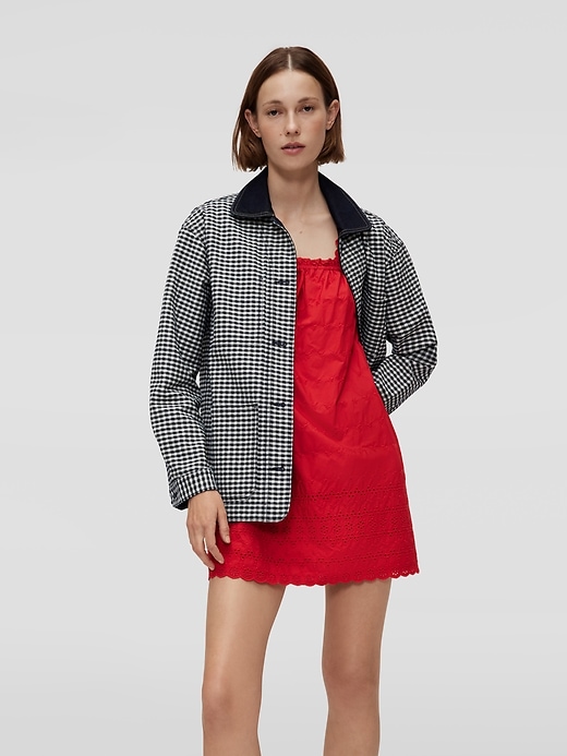 Image number 6 showing, Gap × DÔEN Gingham Denim Jacket