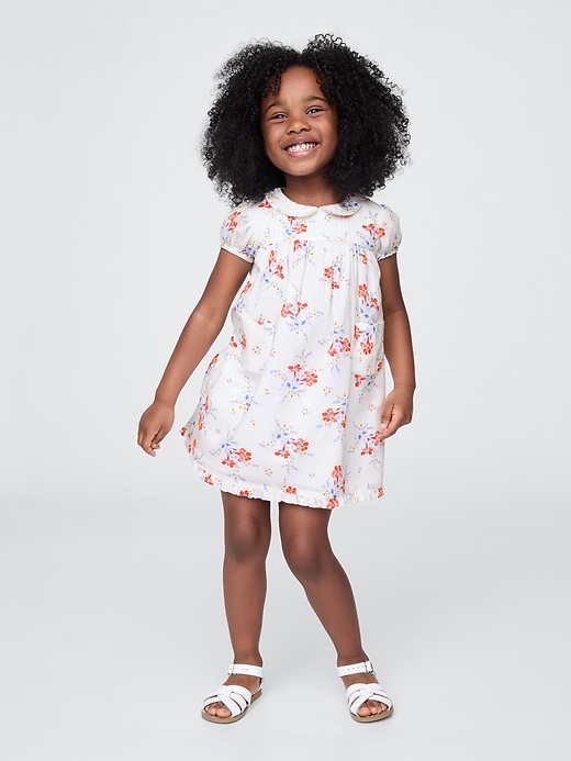 Image number 1 showing, Gap × DÔEN Baby & Toddler Pintuck Floral Dress